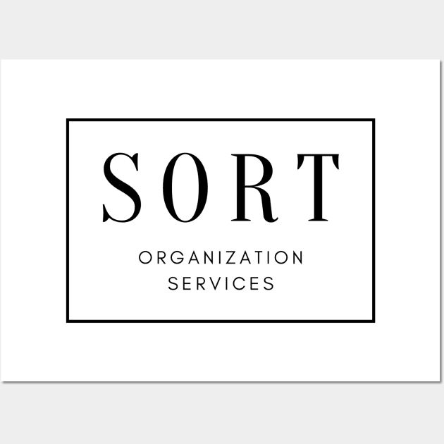 SORT Logo | Black Wall Art by SORT Organization Services